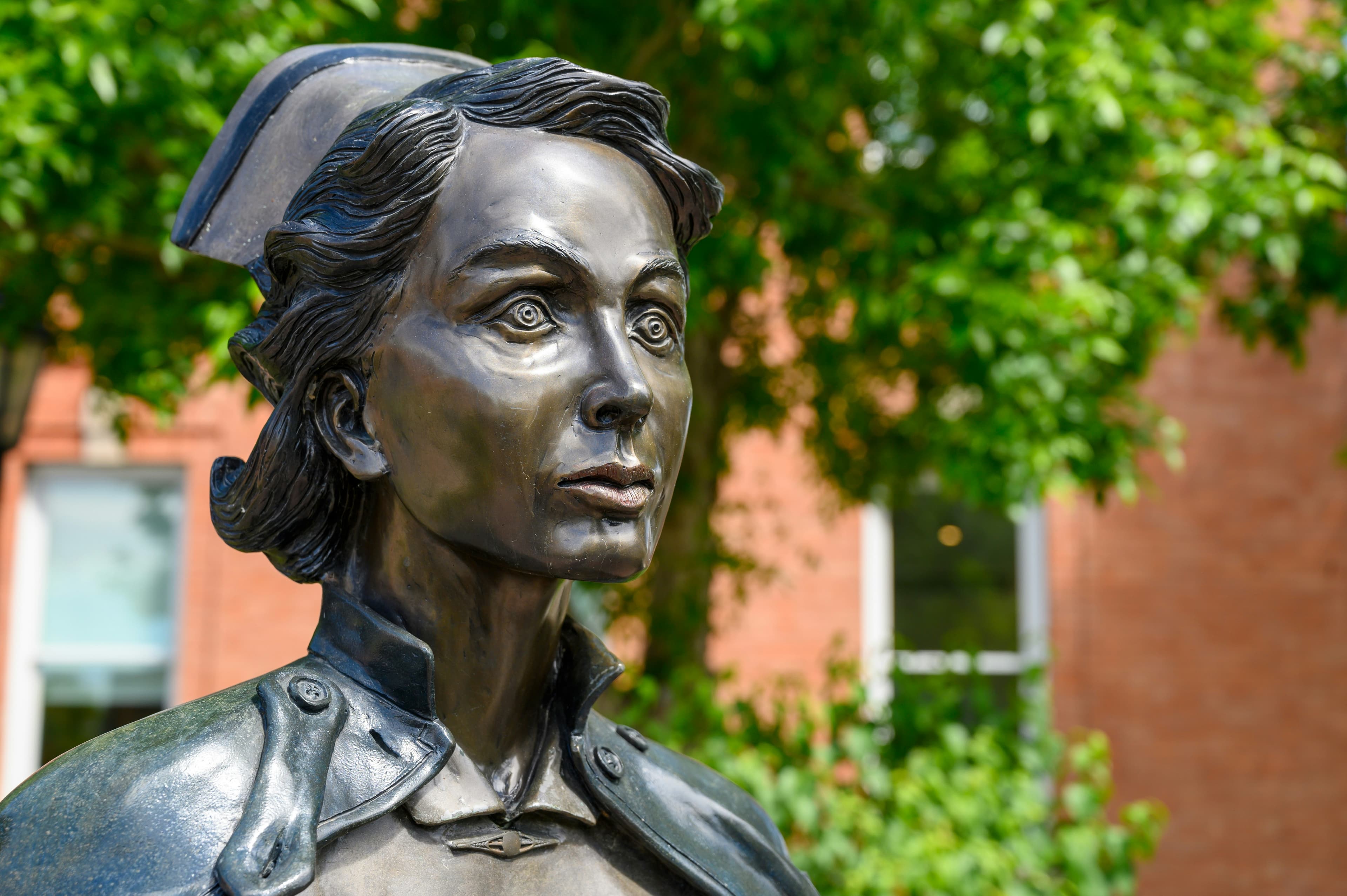 Bronze statue of Florence Nightingale